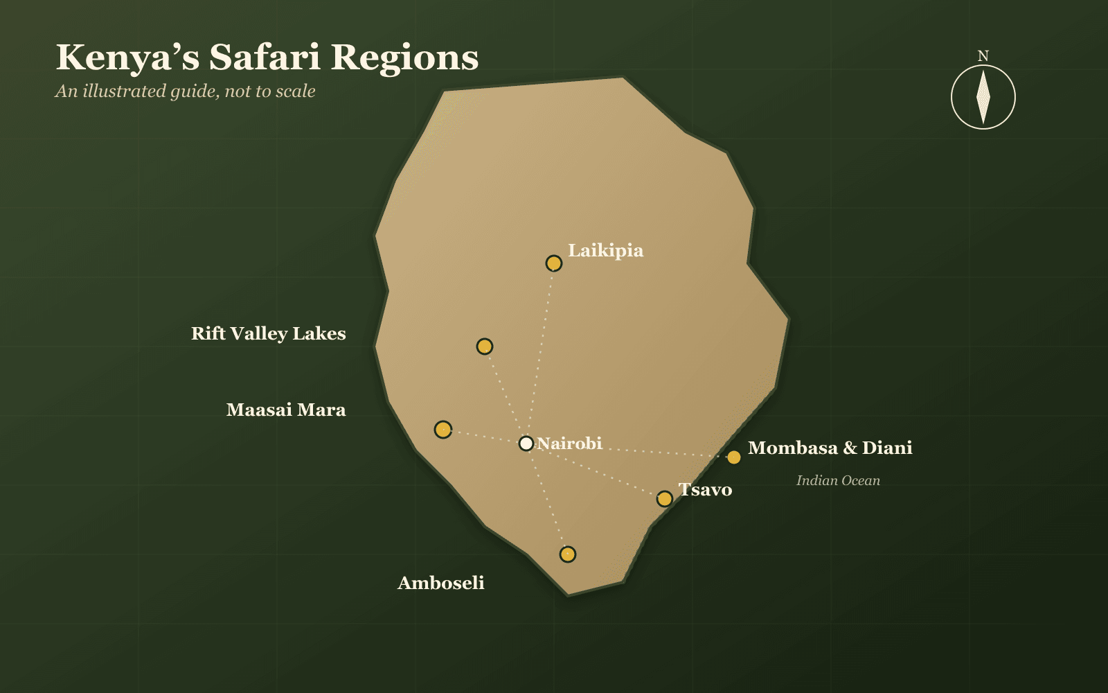 Map of Kenya: The Safari Regions Explained